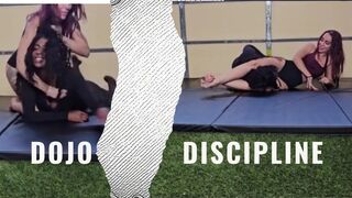 Dojo Discipline: (Angle 2, 4k version) Paris Love Learns Why I Wear the Crown —Watch Me Dismantle the Challenger in a Technical Wrestling Masterclass on the Mats copy 1