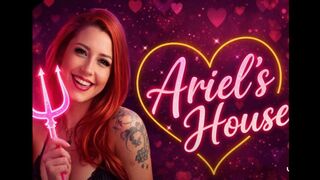 NEW BRUNETTE WHO CAME TO MY HOUSE TO KISS ME BY ARIEL AND PERSEPHONE CAM FULL HD