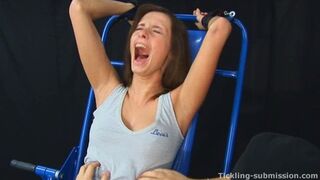 Lola's First Experience with Rough Tickling (HD)