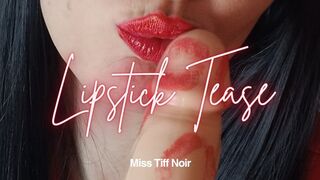 Leaving My Mark - Lipstick Tease Dildo Cock POV edition