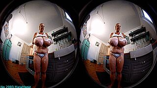 VR180 3D - Wet Shirt and Foam Party with Emilia (Clip No 2993 - 4K mp4 version)