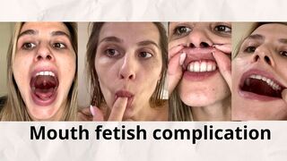 Compilation of mouth fetish