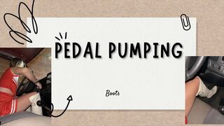 white boots pedal pumping