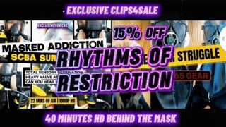 Industrial Fetish Breathplay: M65 Rebreather & Panoramic Tank Control – 40 Min Heavy Restricted Breathing (HD MOV)