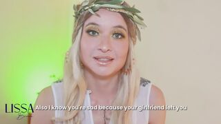 I fuck my step-brother in my Greek goddess costume