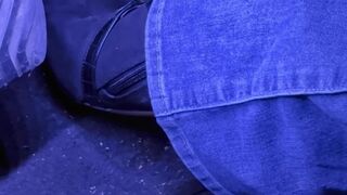 Revving and pumping in black stiletto boots