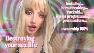 MindWipe - Deleting your sexlife - mesmerize mindfuck goddess sophie spoiledkittenxo ruins your sexlife