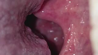 Up close of my uvula and tongue