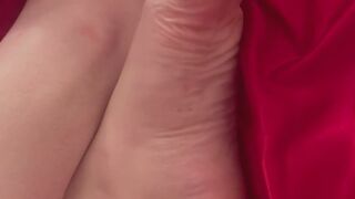 Foot Worship Satin Sheets