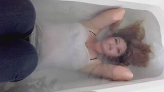 Long, Luscious, Hair, Water Play