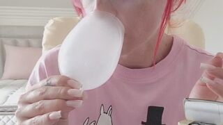 SMOKE OVERLOAD SESSION – Double Cigarettes Creating Thick Smoke Cloud in Glass Cup