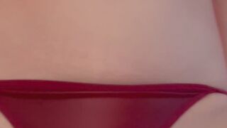 Joi an eating your cum that’s on my belly and tits