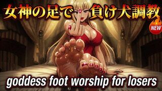 goddess foot worship for losers