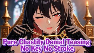Pure Chastity Denial Teasing – No Key No Stroke | Goddess Hiyori