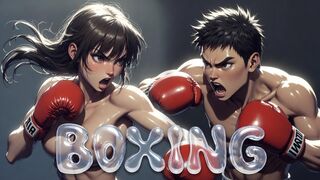 Mixed Boxing - Cocky Boxer Sparring Turns Into Trainer Facesit & Glove Ride (Erotic Audio)