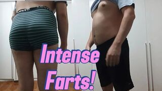Farting in my closet after a long day