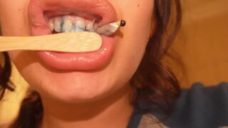 Giantess Mouth Close Up Tiny Husband Faces His Biggest Fear