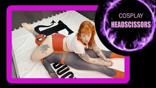 Mary Jane Takes Charge: Mel Fire Dominates Spider-Man (1080 EN) - Fantasy Wrestling - Cosplay - Mixed Wrestling - Scissorhold - Wrestling - Female Domination. - Headscissor - Challenges - Foot Fetish - Foot Worship