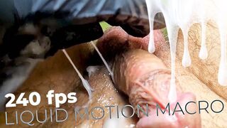 Messy POV Afterplay: Raw & Soft Penis, Post-Cumshot Bonus - 240fps Unseen Slow Motion Close-Up