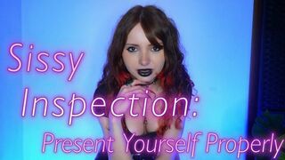 Sissy Inspection: Present Yourself Properly - Sissy Training, Feminization, Femdom 1080p mp4