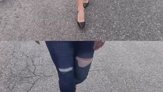 City Streets Walk With Georgia Peach