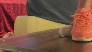 Orange Nike and underwear