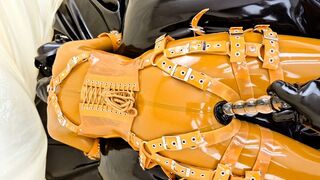 Extreme latex fetish fun in my anal-only catsuit