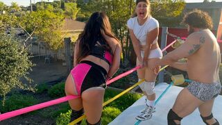 Top Rope 1-On-2 Domination