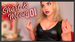 Short Mean JOI (Humiliation JOI For Pornosexual Loser Betas)