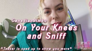 On Your Knees and Sniff