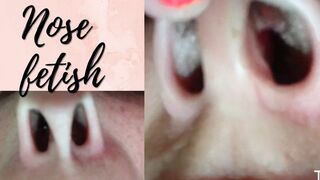 FINGERING MY NOSE