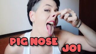 PIG NOSE FETISH JOI