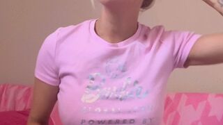Watch your petite swedish barbiee get naked for you