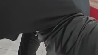 Monique loves to suck dildo