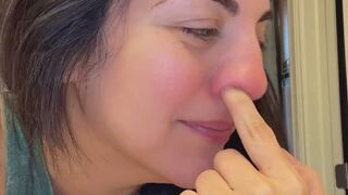 Snot Rocket, Nose picking, with 15 sneezes