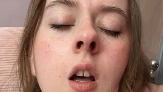 Messiest induced sneezes (up close)