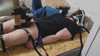Unexpected quick cumshot while smelling horrible stinky sock