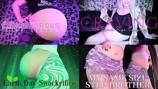 Best Of 2023 Same Size Vore Compilation - HD - The Goddess Clue, 50 Minutes Of Nonstop HOT Vore, 4 In 1 Clip Bundle, Step-Sister Vore, Big Belly, Weight Gain, Digestion, Vore Stuffing