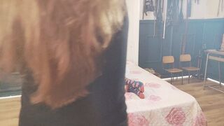 A BOY GETS PUNISHED FOR STILL USING A DIAPER AND MAKING IT WET HD