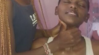 Angeline chokes Esther