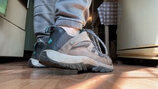Wrecked sneakers!