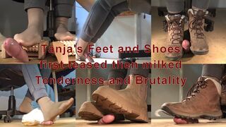 Oh so wonderful! Feet, shoes and a happy ending under Tanja - VD 14