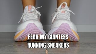 Fear my giantess running sneakers - OnlyVanessa