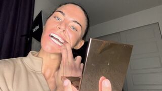 Admiring My Blue Tongue Veins, Teeth & Gums In The Mirror