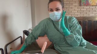 Dr. Nina Gives You Your First Handjob