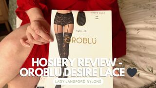 Cheeky Hosiery Review - Oroblu Desire Lace