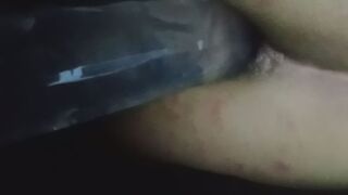 Close-up POV Part 2 - Translucent Dildo Play - Muscle Guy Solo