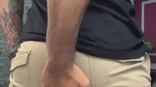 Messing my diaper and wearing tactical pant