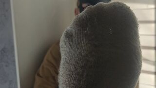 Lick my warm, salty gym socks and feet clean