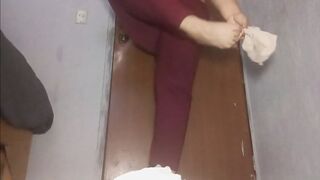 Using My Feet to Pick Up Clothes